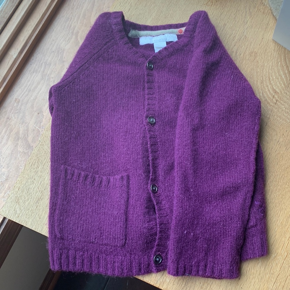 Burberry cashmere cardigan for 18 month old